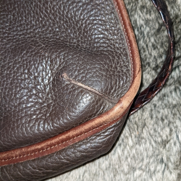 Brighton Vintage Leather Bag Brown 812350 - Picture 8 of 10